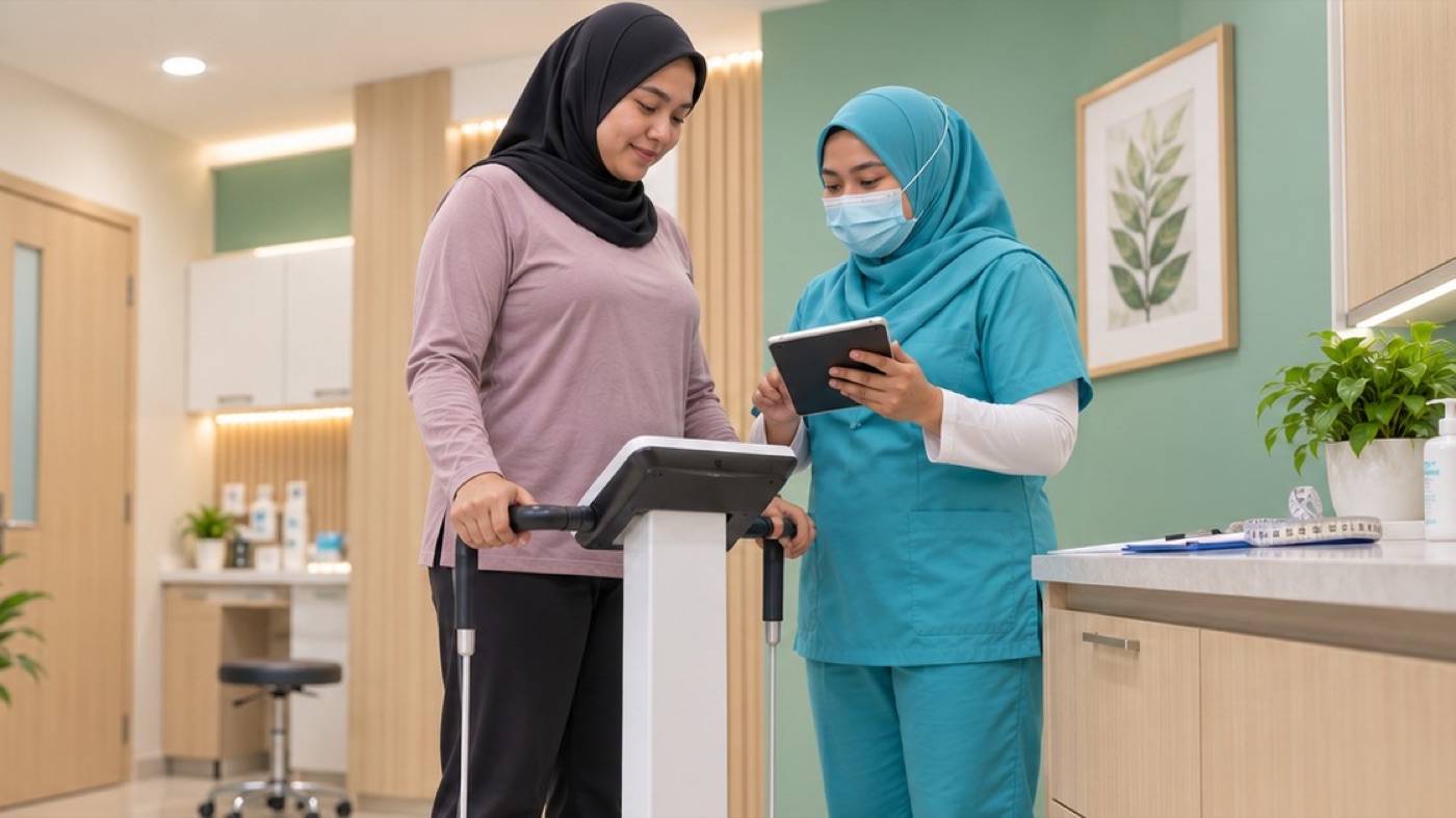 Penilaian pengurusan berat badan di Klinik Dr Nina